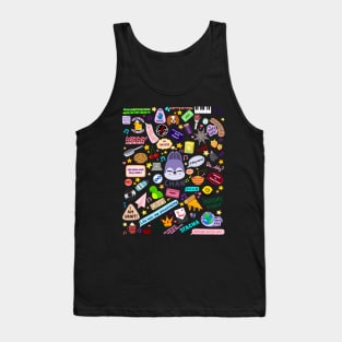 Chan doodle Tank Top